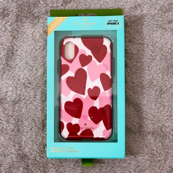 kate spade Accessories - Kate Spade iPhone X Hearts Case
